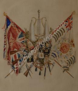 Watercolour painting of the Last Colours of the 61