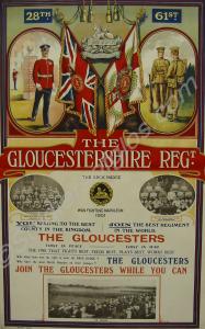 Two Recruiting Posters for the Gloucestershire Reg