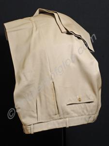 Khaki drill trousers. Worn by Brigadier P.C.S. Hei