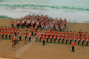 Detail from diorama of 2nd Battalion, The Gloucest