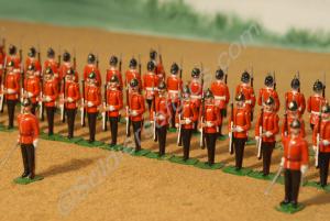 Detail from diorama of 2nd Battalion, The Gloucest
