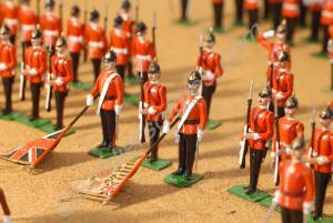 Detail from diorama of 2nd Battalion, The Gloucest