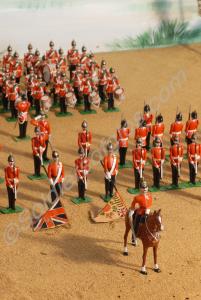 Detail from diorama of 2nd Battalion, The Gloucest
