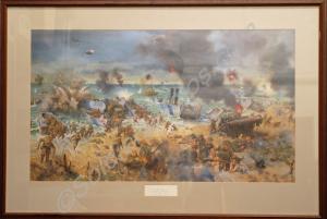 "D-Day" 6th June 1944. Framed print by Cuneo-March