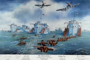 Framed print by David Griffin,"The Glosters Return
