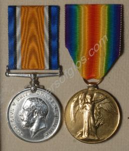 Group of two medals; British War Medal and Allied