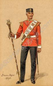 Drum Major. 3rd (Militia) Battalion, The Glouceste