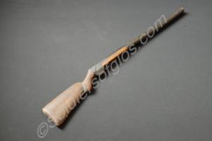 Wooden dummy rifle used by Sinn Fein troops, Irela