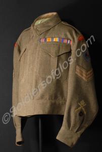 Battle dress blouse, belonging to Sergeant C.W.L.