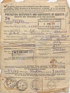 Protection Certificate and Certificate of Identity