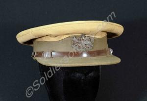 Service dress cap with front and back badges, c. 1