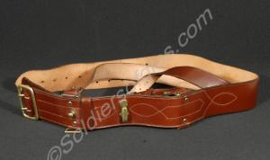 Sam Browne belt and shoulder strap. Property of 55