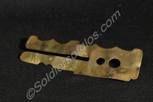 Brass button stick. Property of Company Sergeant-M