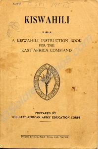 A Kiswahili instruction book for the East Africa C
