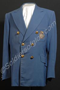 Light blue blazer with a Special Forces Burma badg