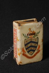 Match box holder. Gloucestershire Regiment. Possib