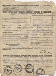 Protection Certificate and Certificate of Identity