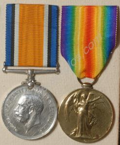 Group of two medals; British War Medal and Allied