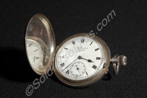 J.W. Benson of London silver pocket watch. Present