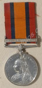 Queen's South Africa Medal with clasp for Defence