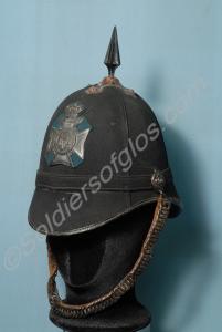 British army Home Service pattern helmet covered w
