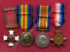 Group of four medals;  Distinguished Service Order