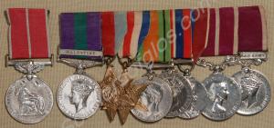 Group of nine medals; British Empire Medal, Genera