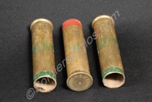 Three empty Emergency Flare shells for Verey signa