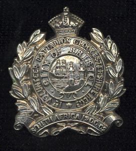 Forage cap badge. 1st (City of Bristol) Volunteer