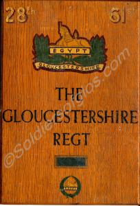 Oak Plaque, The Gloucestershire Regiment, 28th and
