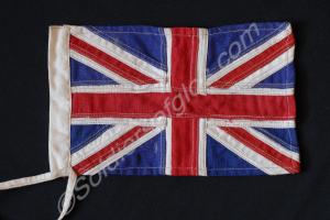 Union Jack flag (pennant) 10 x 6 inches. Burma. 19