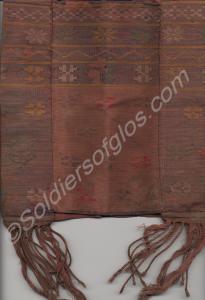 Canvas Shoulder Bag from India. c. 1942.