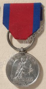 Waterloo Medal awarded to Private Henry Herron, of