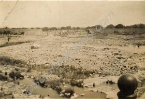 Jhansi Dam after the flood. India, 1928.
