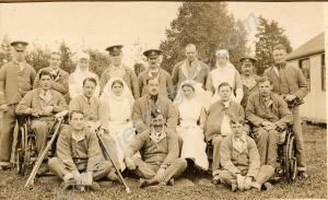 Patients at Netley Hospital, 1917. 22178 Private A