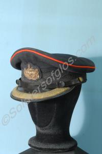 Forage Cap, with badges. Property of Lieutenant-Co