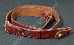 Two Sam Browne Shoulder Straps. Lieutenant-Colonel