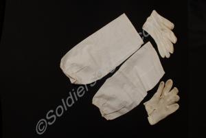 White Gloves and Armlets. Property of Colour Serge