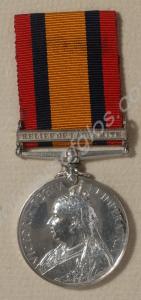 Queen's South Africa Medal with clasp for the Reli