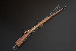 Mauser rifle, 1896. ser. no. 9878 carved by Boer P