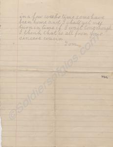 Letter home dated 30th December 1915. From 13125 P