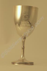 Silver Cup, the Regimental Rifle Cup. Engraved 5th