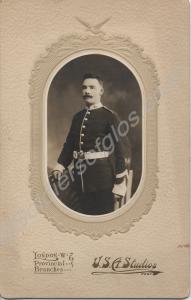 Portrait of Private J.T. Tuttiett. 2nd Battalion,