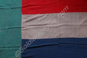 Boer War Transvaal  flag, flying over P.O.W. camp.