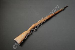 German Mauser rifle, service number 7468. Bolt mis