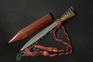 A Naga head-hunter's knife from Kohima-Assam 1943,