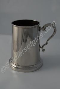 Tankard, silverplated, to Regimental Sergeant Majo