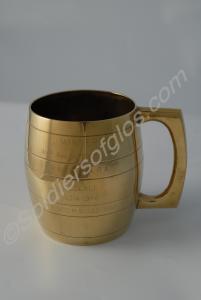 Gilt tankard, to R.S.M. G.H. Biggs M.M. inscribed