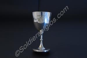 Silver cup with the inscription '28th REGT. 1924 C