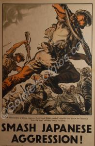 Poster, issued by H.M. Stationery Office depicting